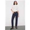Tezenis Pantaloni Lunghi Dritti Effetto Denim Donna Blu
