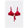 Tezenis Bikini Balconcino Timeless Look Rosso Gloss Donna Rosso