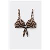 Tezenis Bikini Push-up Imbottito Chevron Shine Donna Nero
