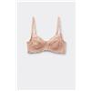 Tezenis Reggiseno Balconcino Non Imbottito Pizzo Riciclato Paris Donna Naturale
