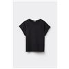 Tezenis T-shirt Cotone Con Manica A Kimono Bimba Bambina Nero