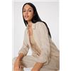 Tezenis Camicia In 100% Cotone Effetto Lino Donna Naturale