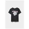 Tezenis T-shirt In Cotone Bimba Con Stampa Bambina Nero