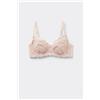 Tezenis Reggiseno Balconcino Non Imbottito Pizzo Riciclato Paris Donna Avorio