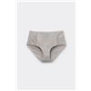 Tezenis Slip Vita Alta Cotone E Pizzo Riciclato Donna Grigio