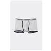 Tezenis Boxer In Cotone Organico Con Bordi A Contrasto E Logo Uomo Blu