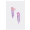 Tezenis Forcine Per Capelli Con Applicazione Unisex Viola