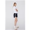 Tezenis Shorts Felpa Piping Donna Nero