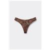Tezenis Bikini Brasiliano Sgambato Stondato Savage Sun Donna Marrone