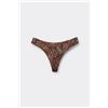 Tezenis Bikini Brasiliano Sgambato Stondato Savage Sun Donna Marrone