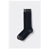 Tezenis 2 Paia Calzini Lunghi Cotone Uomo Fantasia Uomo Nero
