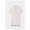 Tezenis Camicia Da Notte Aperta Cotone Fiorellini Donna Stampa