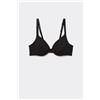 Tezenis Reggiseno Cotone Organico Push-up Athens Donna Nero