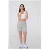 Tezenis Bermuda In Felpa Cotone Con Coulisse Donna Grigio