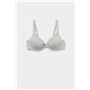 Tezenis Reggiseno Cotone Organico Push-up Athens Donna Grigio