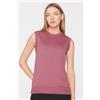Tezenis Gilet Cotone E Modal In Maglia Calata Donna Rosa