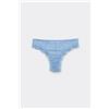 Tezenis Brasiliana In Pizzo Riciclato Donna Azzurro