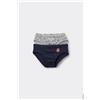 Tezenis 2 Paia Di Slip Bimbo Cotone Stampa Super Mario Bambino Blu