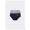 Tezenis 2 Paia Di Slip Bimbo Cotone Stampa Super Mario Bambino Blu