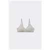 Tezenis Reggiseno Triangolo Bimba Imbottitura Estraibile Bambina Grigio