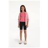 Tezenis Ciclista In Cotone Tinta Unita Bimba Bambina Nero
