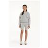 Tezenis Ciclista In Cotone Tinta Unita Bimba Bambina Grigio