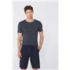 Tezenis T-shirt In Cotone Organico Elasticizzato Uomo Grigio