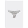 Tezenis Brasiliano In Cotone Organico Tinta Unita Donna Grigio