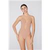 Tezenis Body Push-up Imbottito Con Spalline Silicone Microfibra Riciclata Donna Naturale