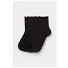 Tezenis 5 Paia Calzini Corti In Cotone Senza Bordo Donna Nero