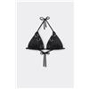 Tezenis Bikini Triangolo Leggermente Imbottito Royal Essence Donna Nero
