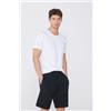 Tezenis T-shirt In Cotone Fiammato Con Taschino Uomo Bianco