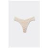 Tezenis Perizoma Sgambato In Pizzo Riciclato Donna Avorio