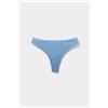 Tezenis Brasiliano In Cotone Organico Tinta Unita Donna Azzurro