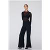 Tezenis Body Girocollo Viscosa E Lana Merino Donna Nero