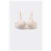Tezenis Reggiseno Balconcino Microfibra Riciclata Full Coverage Prague Donna Avorio