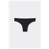Tezenis Brasiliana Senza Cuciture In Cotone Organico Donna Nero