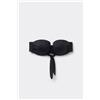 Tezenis Bikini Fascia Full Coverage Micro Riciclata Donna Nero