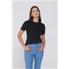 Tezenis T-shirt Girocollo In Cotone Organico Donna Nero