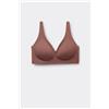 Tezenis Reggiseno Natural Lifting Triangolo Taglio Vivo Donna Marrone