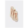 Tezenis 3 Paia Calzini Fantasmini Con Cotone E Silicone Donna Naturale