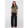 Tezenis T-shirt Girocollo In Cotone Organico Donna Verde