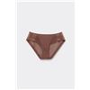 Tezenis Slip Essential Tulle Donna Marrone