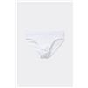 Tezenis Slip In Cotone Elasticizzato Uomo Bianco