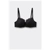 Tezenis Reggiseno Balconcino Pizzo Riciclato Full Coverage Prague Donna Nero