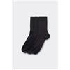 Tezenis 3 Paia Calzini Corti Cotone Senza Bordo Fantasia Uomo Uomo Blu