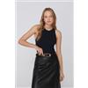 Tezenis Body Con Reggiseno Scollo Americana Natural Lifting 2 In 1 Donna Nero