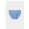 Tezenis Slip Taglio Vivo In Microfibra Riciclata Donna Azzurro