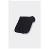 Tezenis 5 Paia Pedulini In Cotone Tinta Unita Unisex Donna Blu
