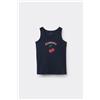 Tezenis Canotta Spalla Larga Bambini In Cotone Stampato Unisex Unisex Nero